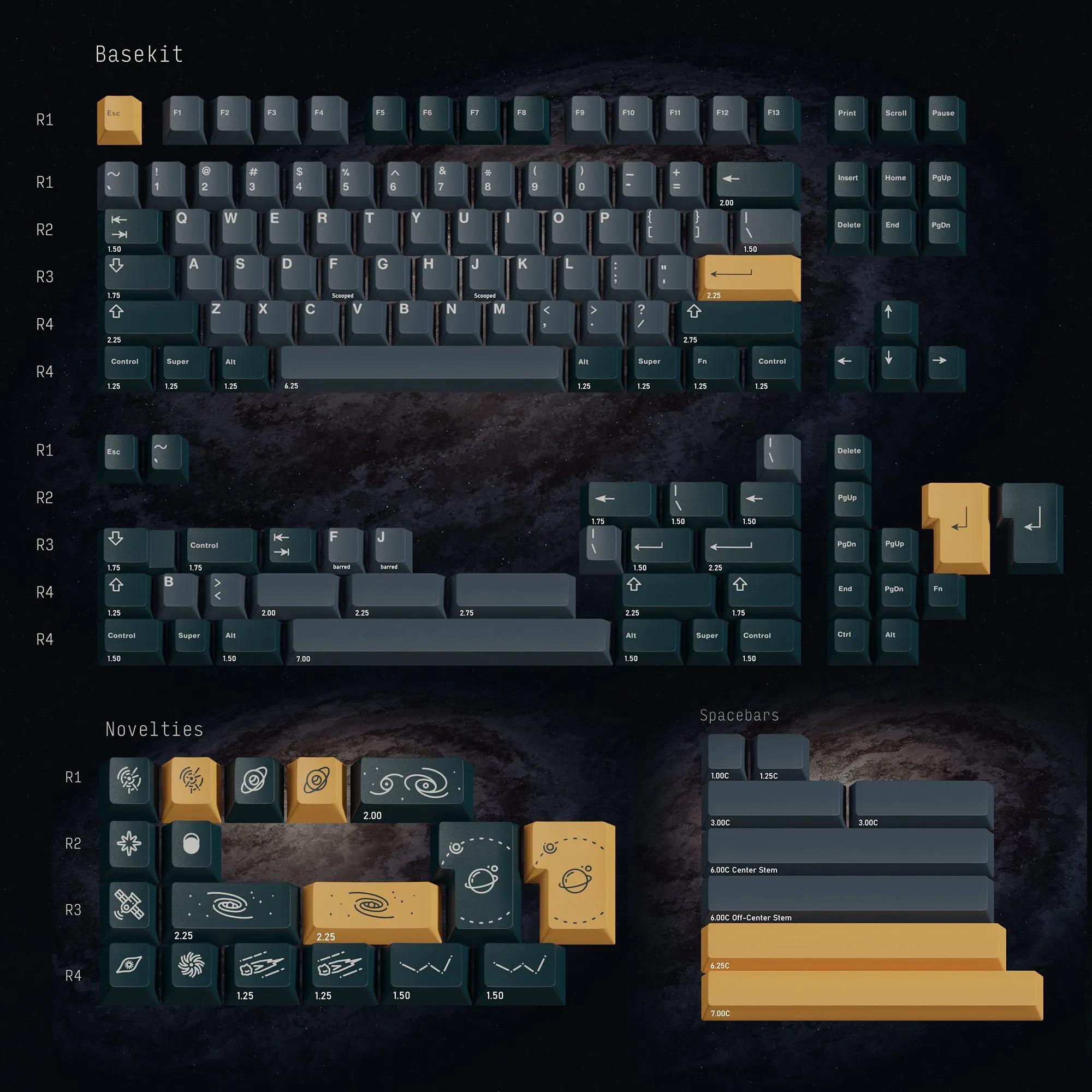 販売のため」 GMK キーキャップ NAUTILUS R2 base + Novelties 家電