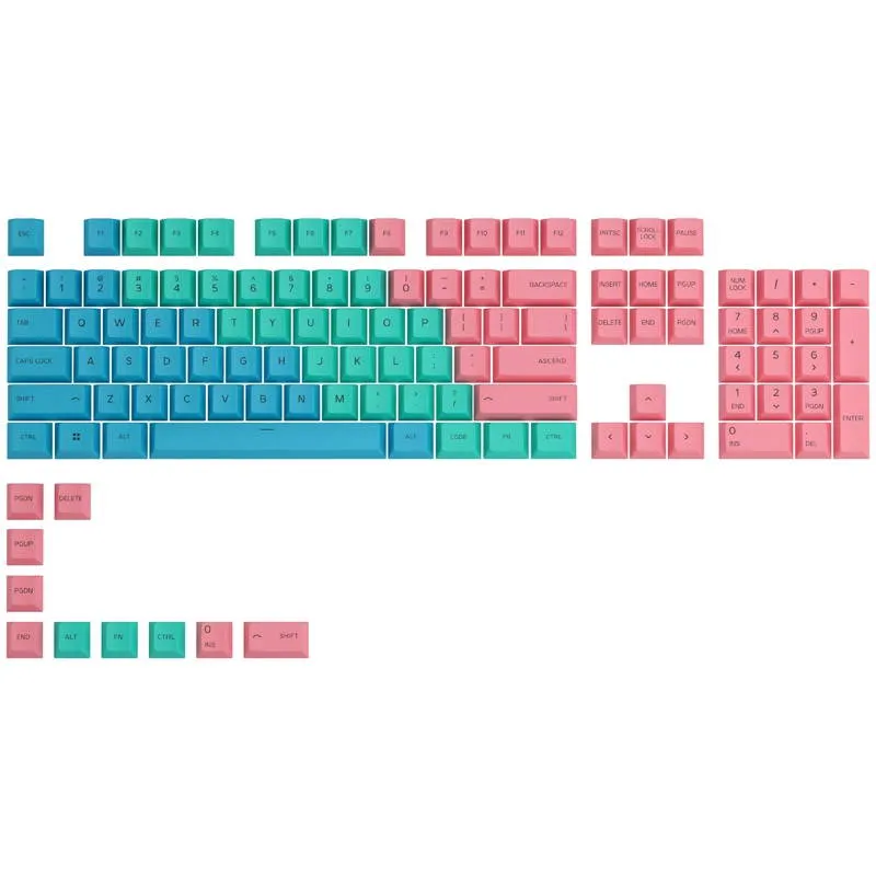 GPBT Pastel Keycaps (ANSI) | Keeb